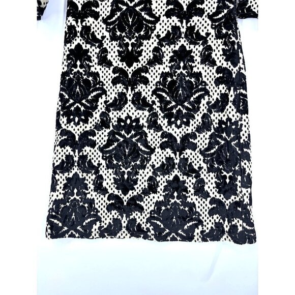 NWOT Free People Intimately Lace Overlay Bodycon Mini Dress Black Cream Small - Picture 2 of 4